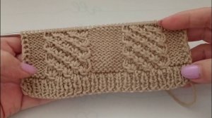 Плотный узор спицами_ красиво, нарядно, просто!