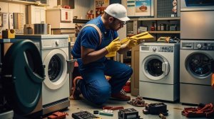 Замена подшипника в  стиральной машине Samsung DIAMOND WF0400N2N