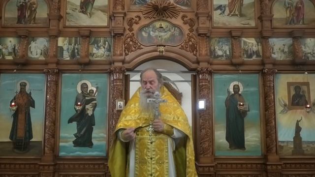 Проповедь отца Павла. Неделя 7-я по Пятидесятнице. 27.07.25 смотреть онлайн