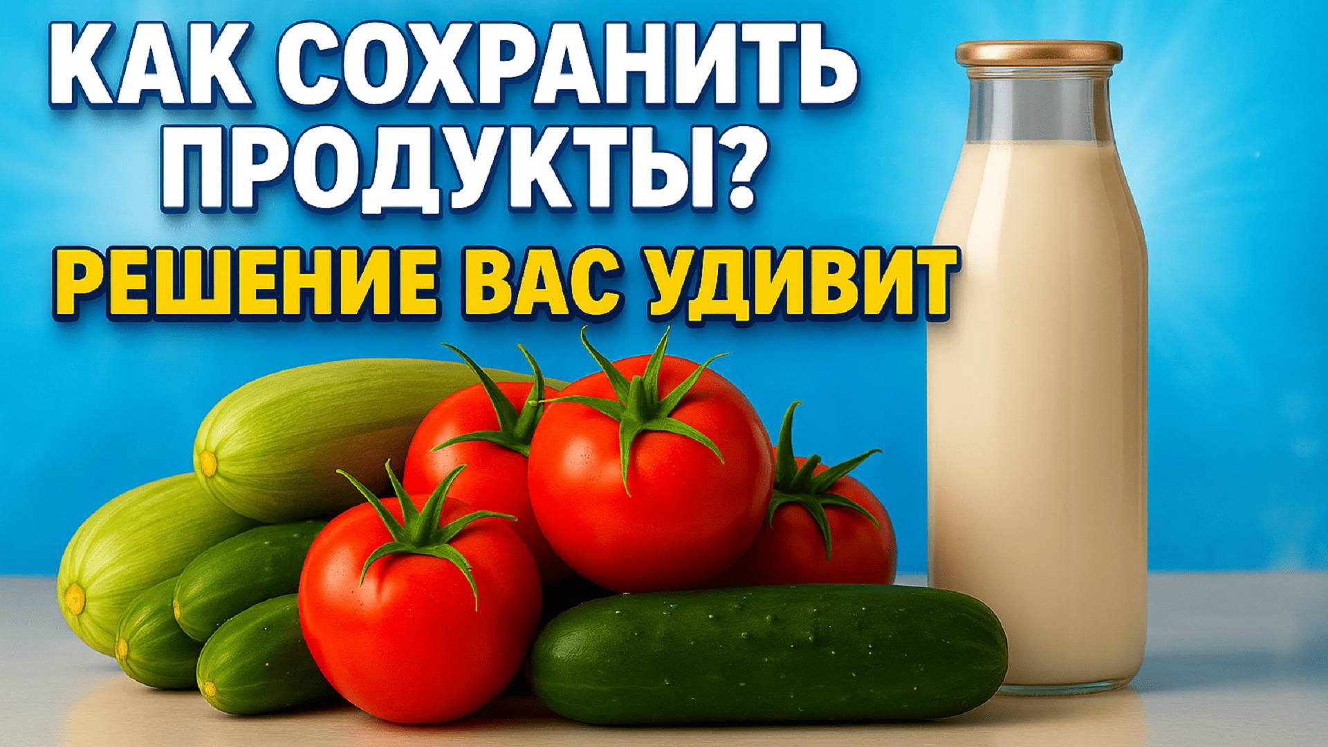 Раньше продукты быстро портились, но мамин совет всё изменил! смотреть онлайн