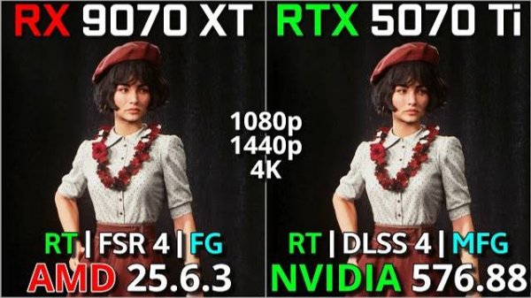 RX 9070 XT vs RTX 5070 Ti | Ultimate Ray Tracing Battle | DLSS 4 vs FSR 4 + FG/MFG | 1080p 1440p 4K