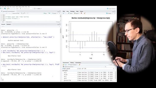 TSA Lecture 8： Stationarity and ACF in R