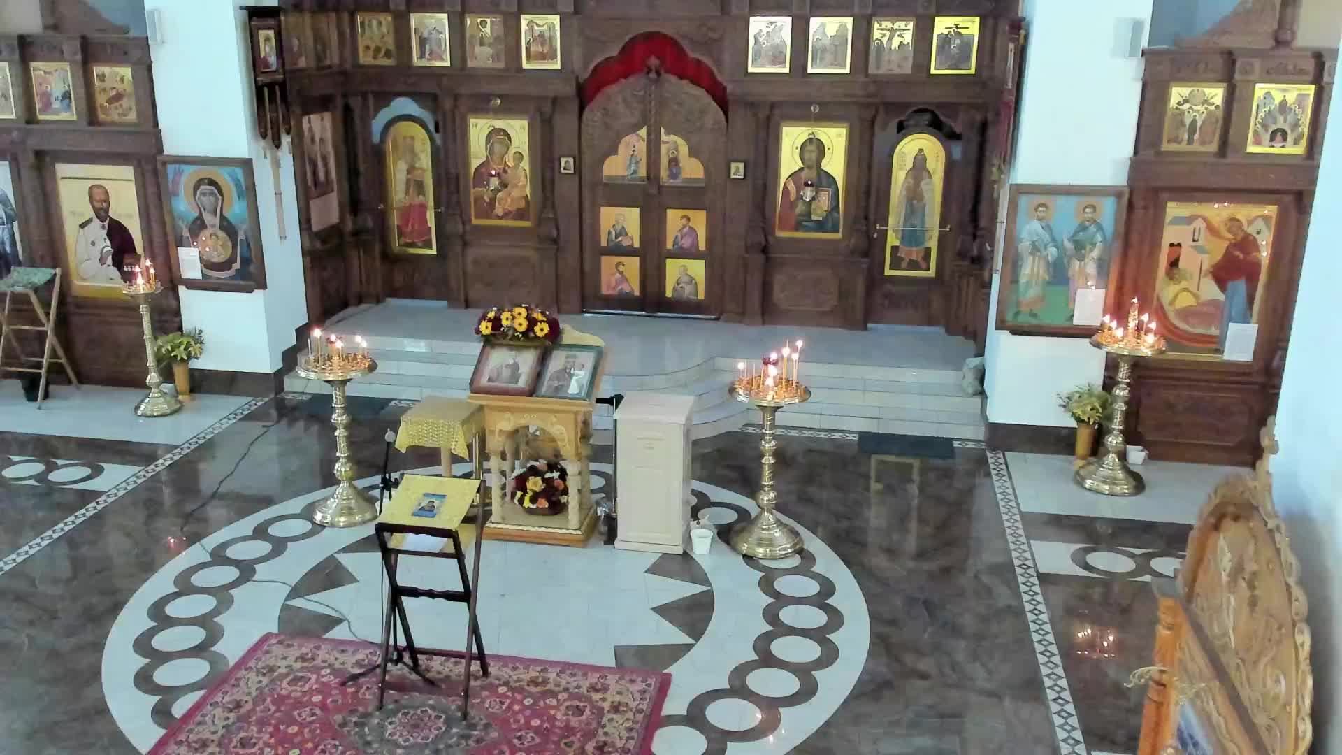 Чтение акафиста Богородице за воинов в храме свв. Космы и Дамиана 27.07.2025г. смотреть онлайн