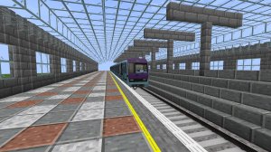 Метро Афтоматическое с модом MTR. 8 вагонов.