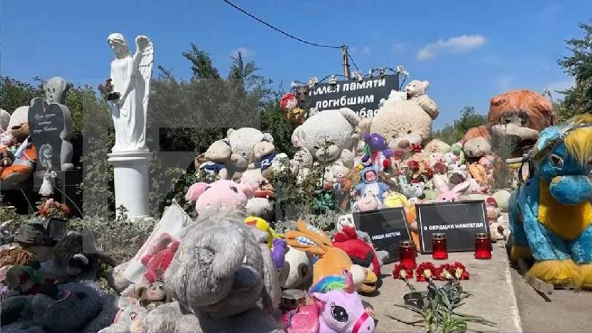 На «Аллее ангелов» в Донецке прошел День памяти погибших детей Донбасса смотреть онлайн