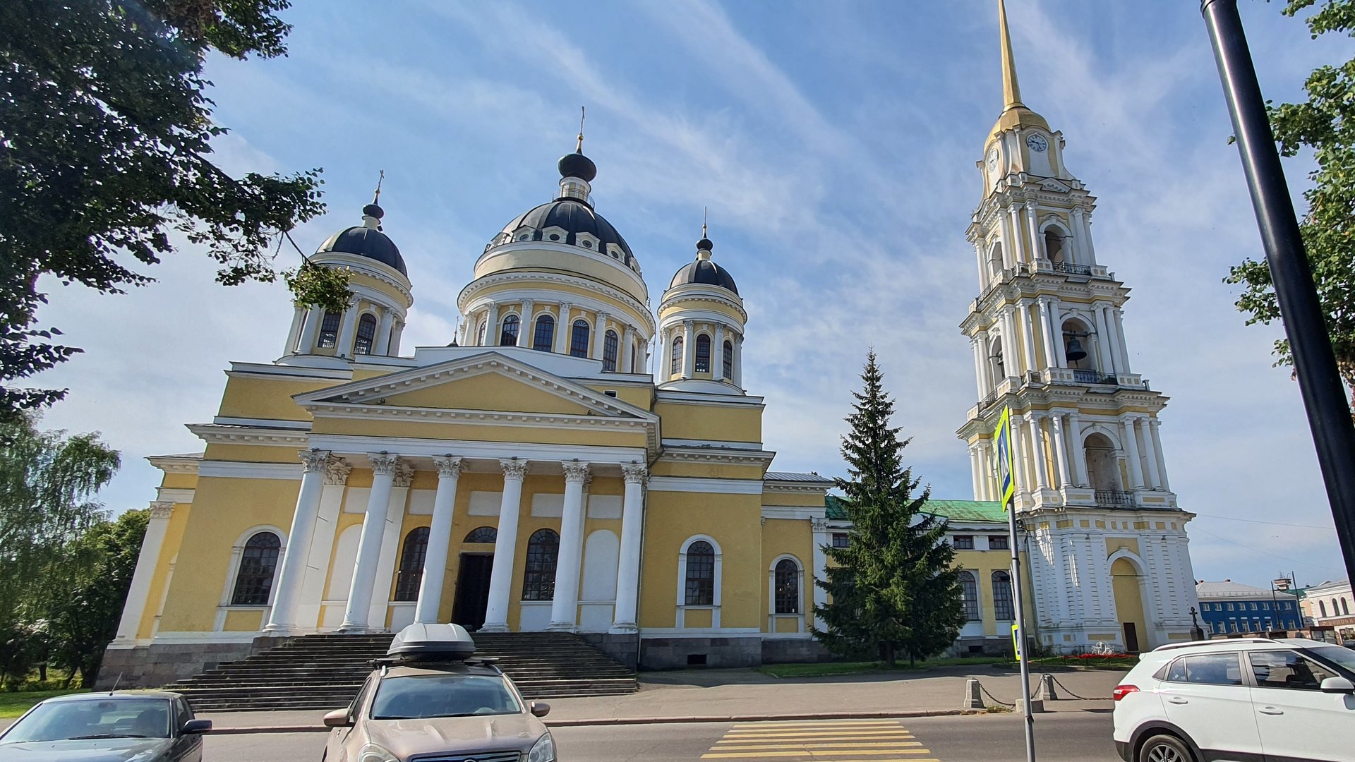 Спасо-Преображенский собор в Рыбинске пятиглавый храм в стиле русского классицизма смотреть онлайн