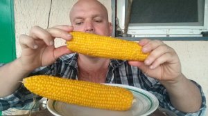 ОБЖОР варёная кукуруза/мукбанг/еда на камеру/завтрак/перекус