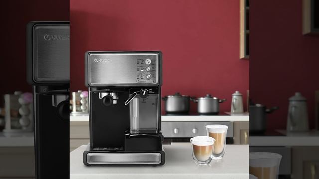 Кофеварка рожковая Vitek VT-1514 - краткий обзор смотреть онлайн