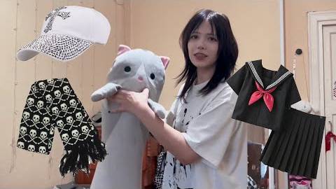 мои шмотки с алика часть адин