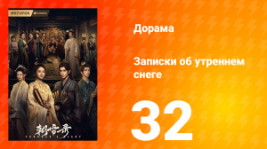 Записки об утреннем снеге 1 сезон 32 серия