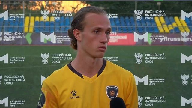 Строгино - СШОР Зенит. Молодежная Футбольная Лига. Интервью смотреть онлайн