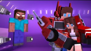 ТРАНСФОРМЕРЫ против Херобрина : ПОСЛЕДНЯЯ БИТВА - Майнкрафт анимация