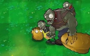 Гигантский Зомби с оружием-картошкой :) / Plants vs Zombies