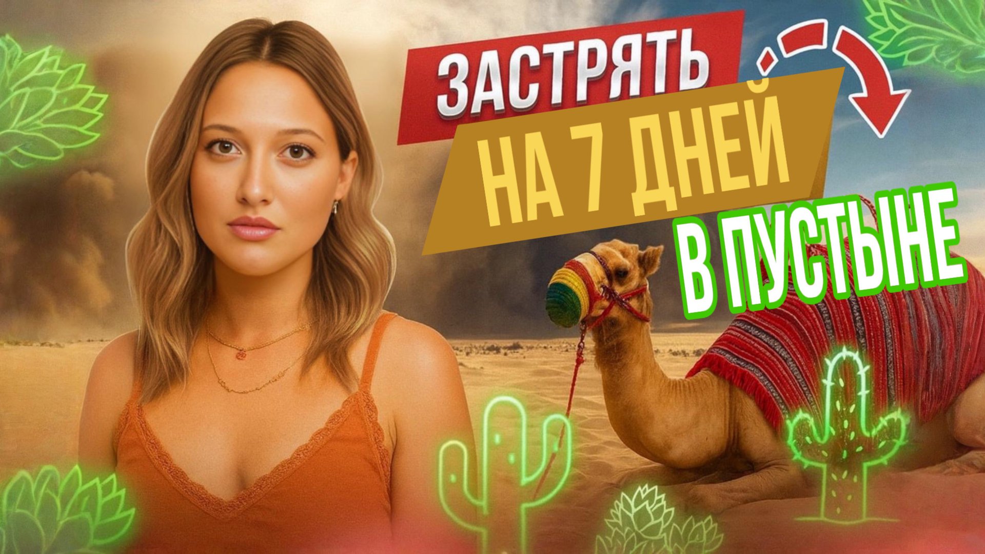 Что будет если ЗАСТРЯТЬ в пустыне на 7 дней? смотреть онлайн