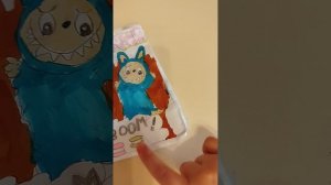обзор  бумажного лабубу
