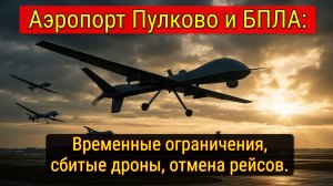 Ограничения полётов в Пулково: План Ковер и задержки рейсов из-за БПЛА.