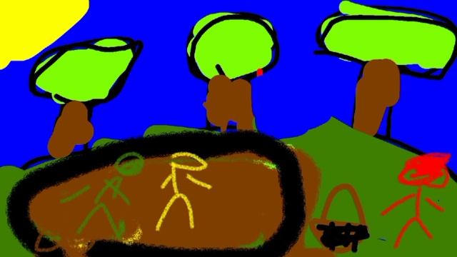 Красный и зелёный Стикмен... 1 сезон 2 серия. 