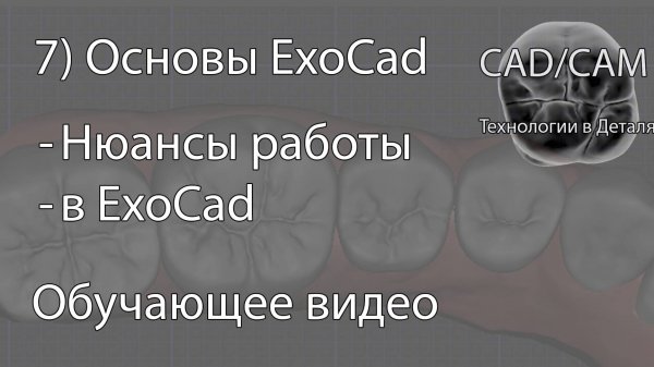 Нюансы работы в ExoCad