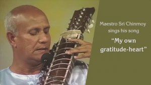 “My own gratitude-heart” Шри Чинмой поёт свою песню. Концерт в Konserthuset, Стокгольм