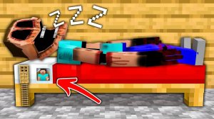 Строим ХОРРОР дом внутри кровати-имитатора в Майнкрафте с модами