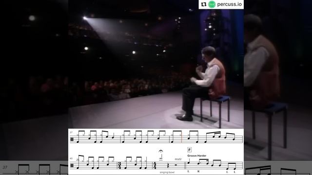 Drum Transcription Mr. Bean's  Invisible Drum Kit