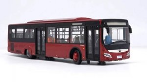 Модель автобуса в масштабе 1/42, Китай, городской автобус YuTong ZK6128HGK