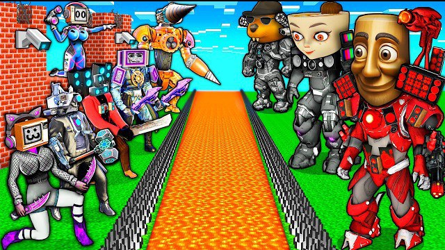 БАЗА ВЫЖИВАНИЯ УЛУЧШЕННОГО БРЕЙНРОТА ТИТАН против ТЕЛЕВИЗИОНЩИКА и ТУАЛЕТА СКИБИДИ в МАЙНКРАФТ