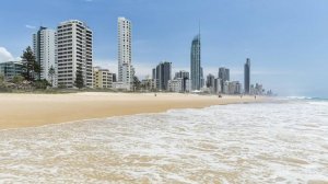 Австралия. Золотое побережье. Прогулка по пляжу Палм-Бич. Gold Coast