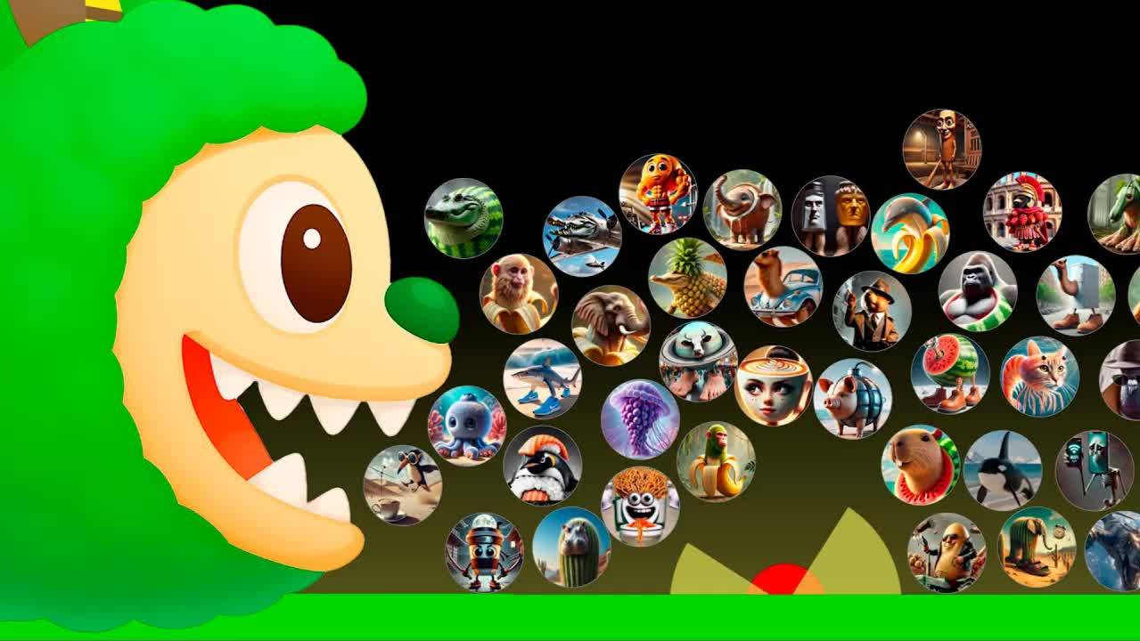 Italian Brainrot Survival Marble Race in Algodoo – это абсолютный хаос в духе итальянского брейнрота смотреть онлайн