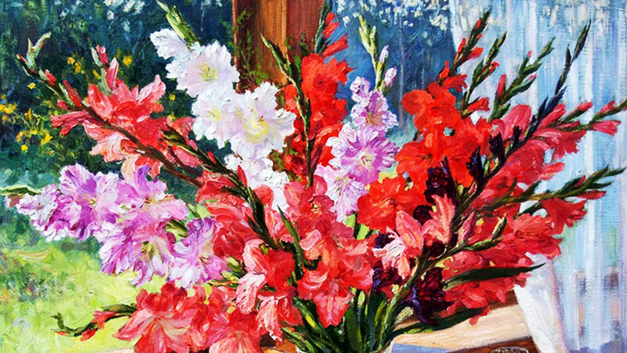 Пейзажи и натюрморты художника Татьяны Харитоновой смотреть онлайн