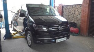 Установка дополнительного масляного радиатора на VW Transporter T6  Фольксваген Транспортер 2,0 TDI