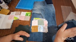 Шью коврик пэчворк.