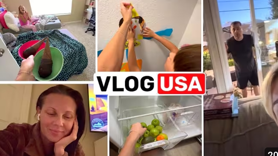 США Домашний Влог Пустой холодильник портим стены Вечер с друзьями смотреть онлайн