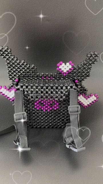 Детский рюкзак из бусин ручной работы. #сумкаизбусин #handmade #Busibum смотреть онлайн