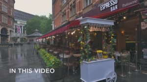 Прогулка под проливным дождем по Лондону. Пешеходная экскурсия по центральным улицам Лондона.