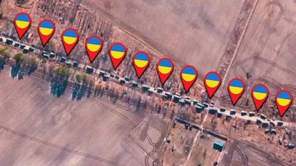 Российский Су 34 нанес массированный удар ФАБ 3000 по украинскому конвою!