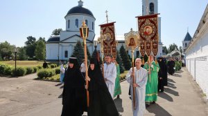 Крестный ход в день памяти преподобного Стефана Махрищского