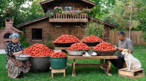 Как Мы Заготавливаем Помидоры На Зиму - Наш Простой Деревенский Способ 🍅❄️
