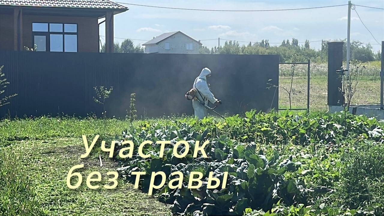 Идеальный газон своими руками, покос травы триммером смотреть онлайн