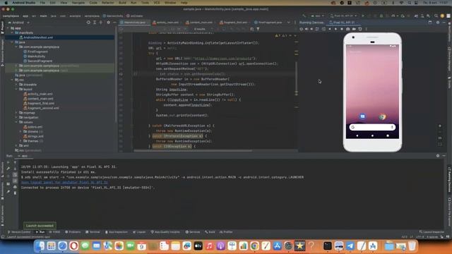 Создание простого мобильного приложения на java android listview json смотреть онлайн