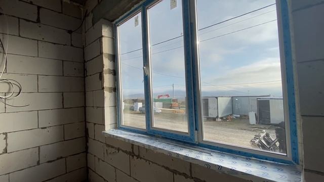 ОБЗОР НАШЕГО ДОМА. Установили окна. Строим дом на юге. Станица Натухаевская КП ВИДНЫЙ смотреть онлайн