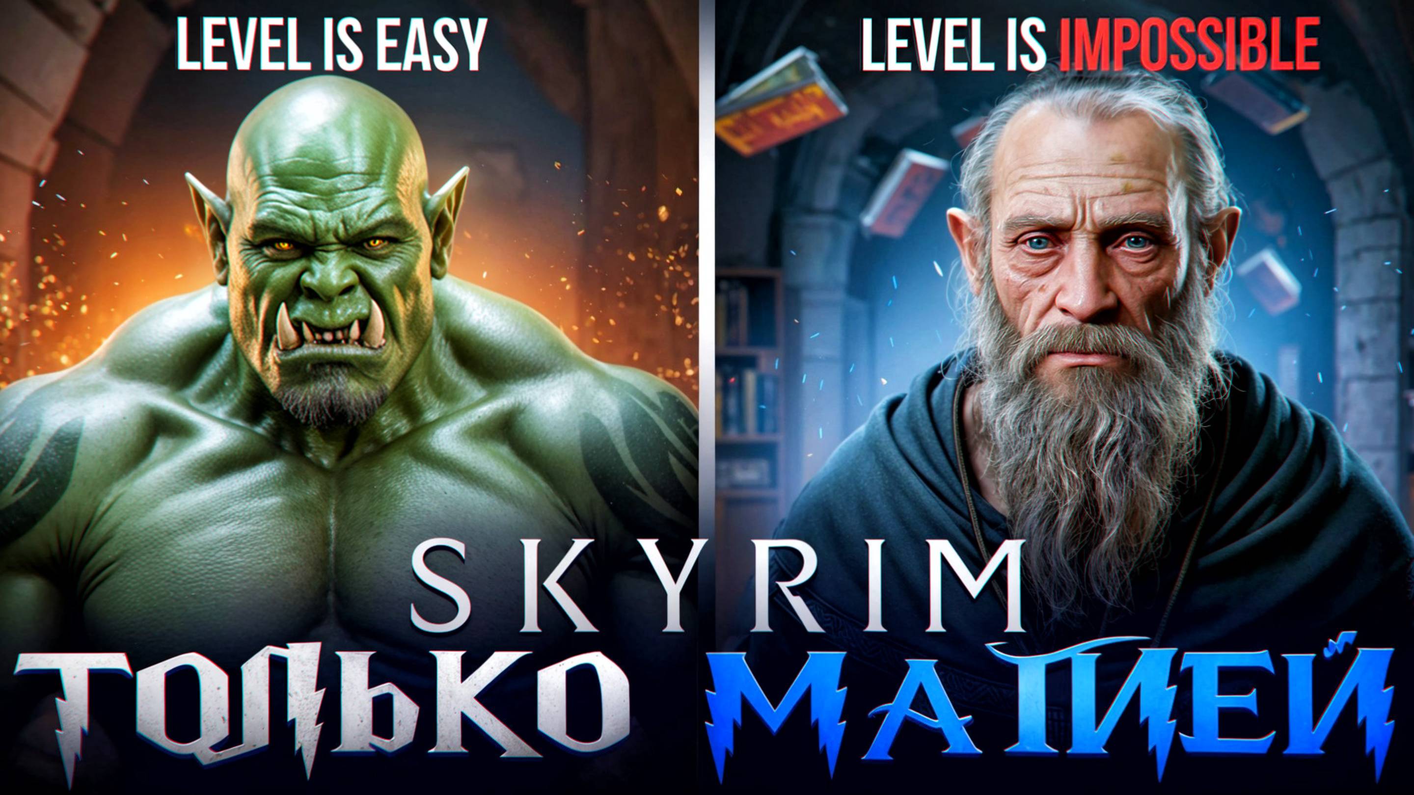 Прохожу Skyrim Только Магией На Легендарной Сложности смотреть онлайн