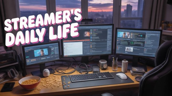 Реальная жизнь крутого стримера в Streamer Daily