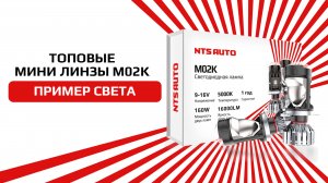 Лучшая лампа-линза 2025 года М02К с идеальным ближним светом