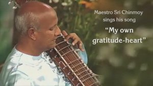 “My own gratitude-heart” Шри Чинмой поёт свою песню. Концерт в Konserthuset, Стокгольм