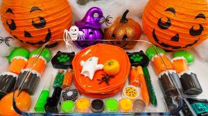 Чёрный Хэллоуин-слайм 🖤🎃 | Самый жуткий слайм в году! | Kittyslime