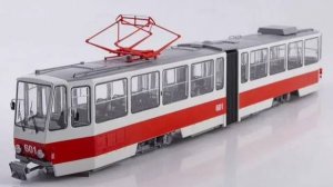 Трамвай Tatra-KT4 (белый/красный) #питер#трамвай#SSM