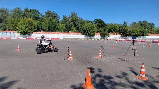 Gymkhana GP 2025 Stage 3/ Heat 2/Egor Ostapenko/ Bajaj Pulsar NS 200 / 00:58:803