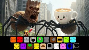 КАВЕР! ЧЕЛОВЕК ТУНГ ТУНГ САХУР ПРОТИВ  ЖЕНЩИНЫ ЛАТТЭ СПРУНКИ ПЕСНЯ