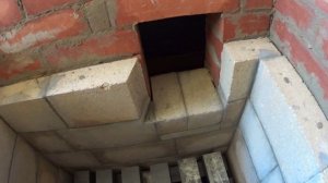 46. Кирпичная банная печь 4х4 кирпича.